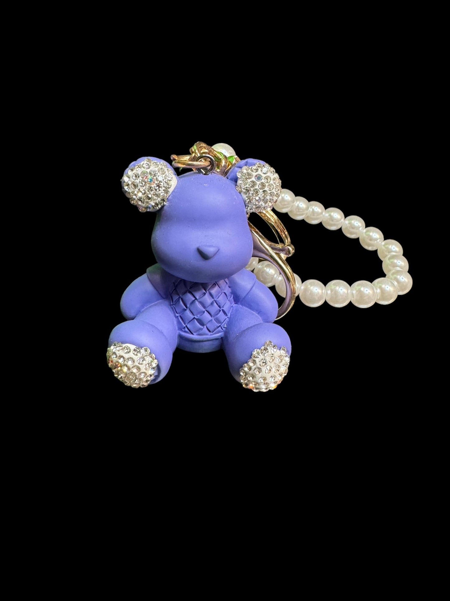 Purple Bear Keychain