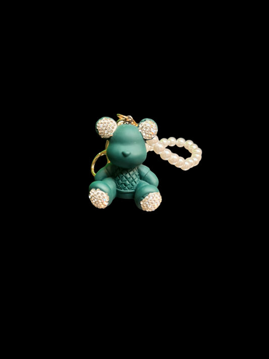 Green Bear Keychain